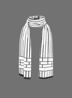 Шарф «Пыльная роза»