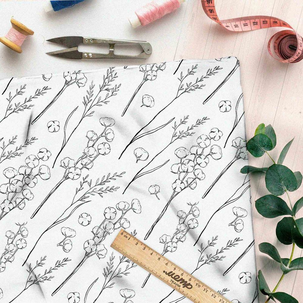 Ткань блэкаут силуэты полиэстера