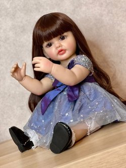 Кукла Реборн виниловая 55см в пакете (FA-539)