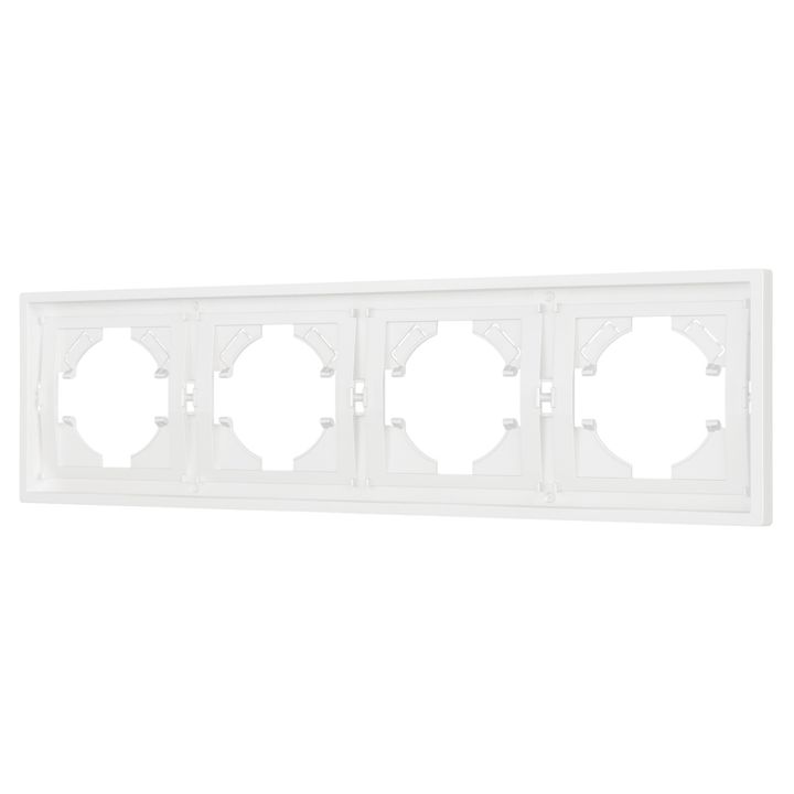Рамка пластиковая FRM-TENDO-SFPL-4-WH Arlight 054656