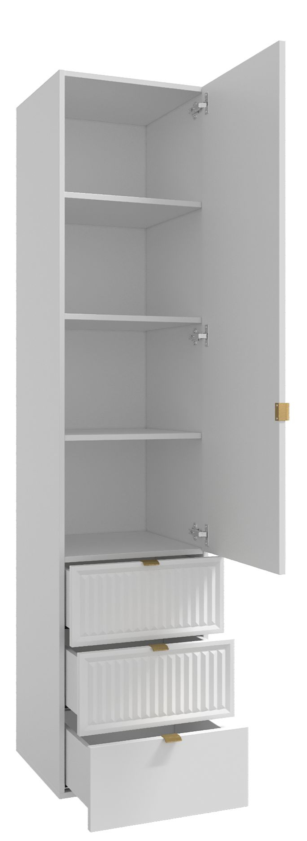 Шкаф для одежды, шкаф белый, Окленд 79-653