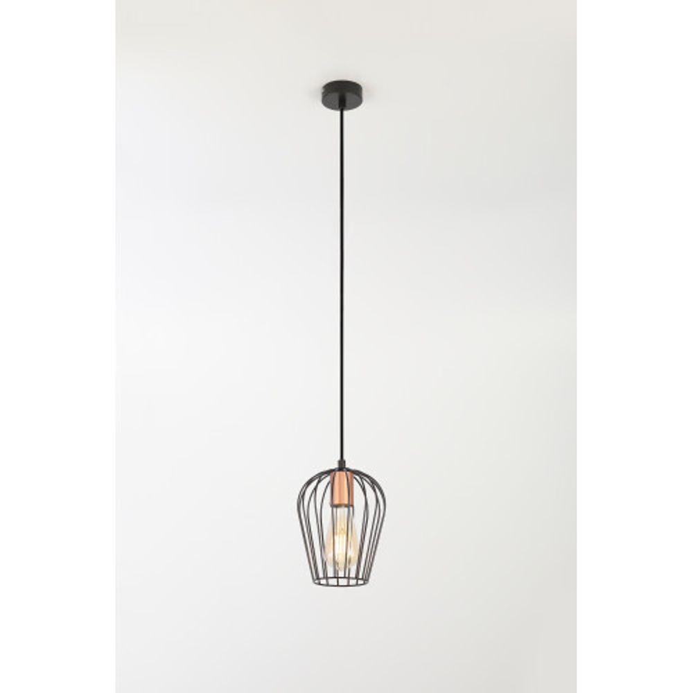 Светильник подвесной (подвес) Rivoli Atena 5063-201 1 х E27 40 Вт лофт - кантри