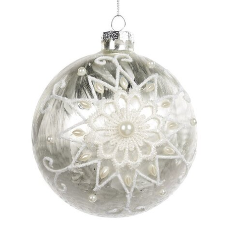 Шар с кружевом и жемчужными цветами Goodwill Pearl Flower Ball