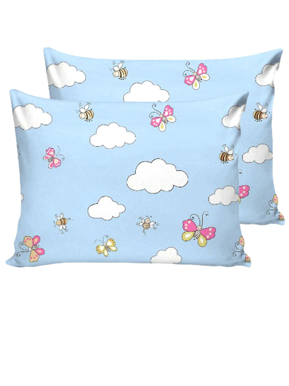 Постельное белье поплин Сказка "Мадагаскар" 2-спальное Наволочка 50х70 см 2 шт Простынь 240x215 см Пододеяльник 175x215 см