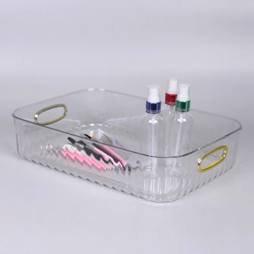 Контейнер для хранения «ЛАМИНГТОН», цвет прозрачный, 35*25*8см