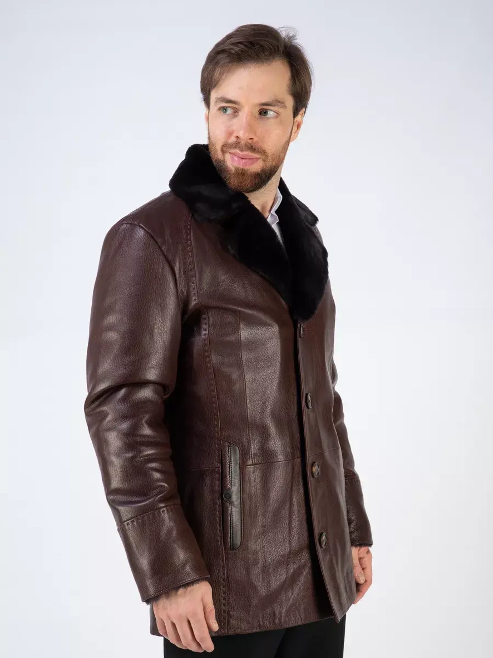 Дубленка натуральная стильная Турция