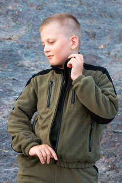 Флисовый костюм для мальчика комби