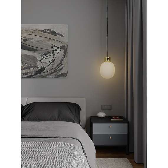 Тумба прикроватная saga, hordur, 55х40х50 см, черная