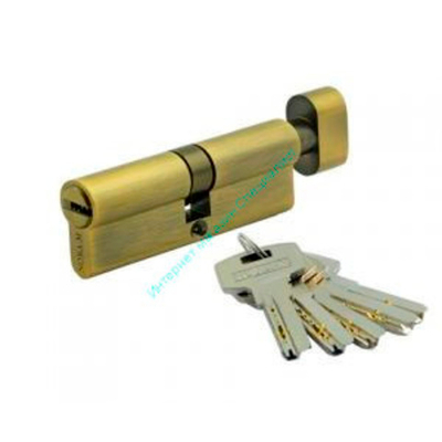 Цилиндр "Н-М" Люкс I ЛВ-80 (45-35в) ст.бронза завёртка