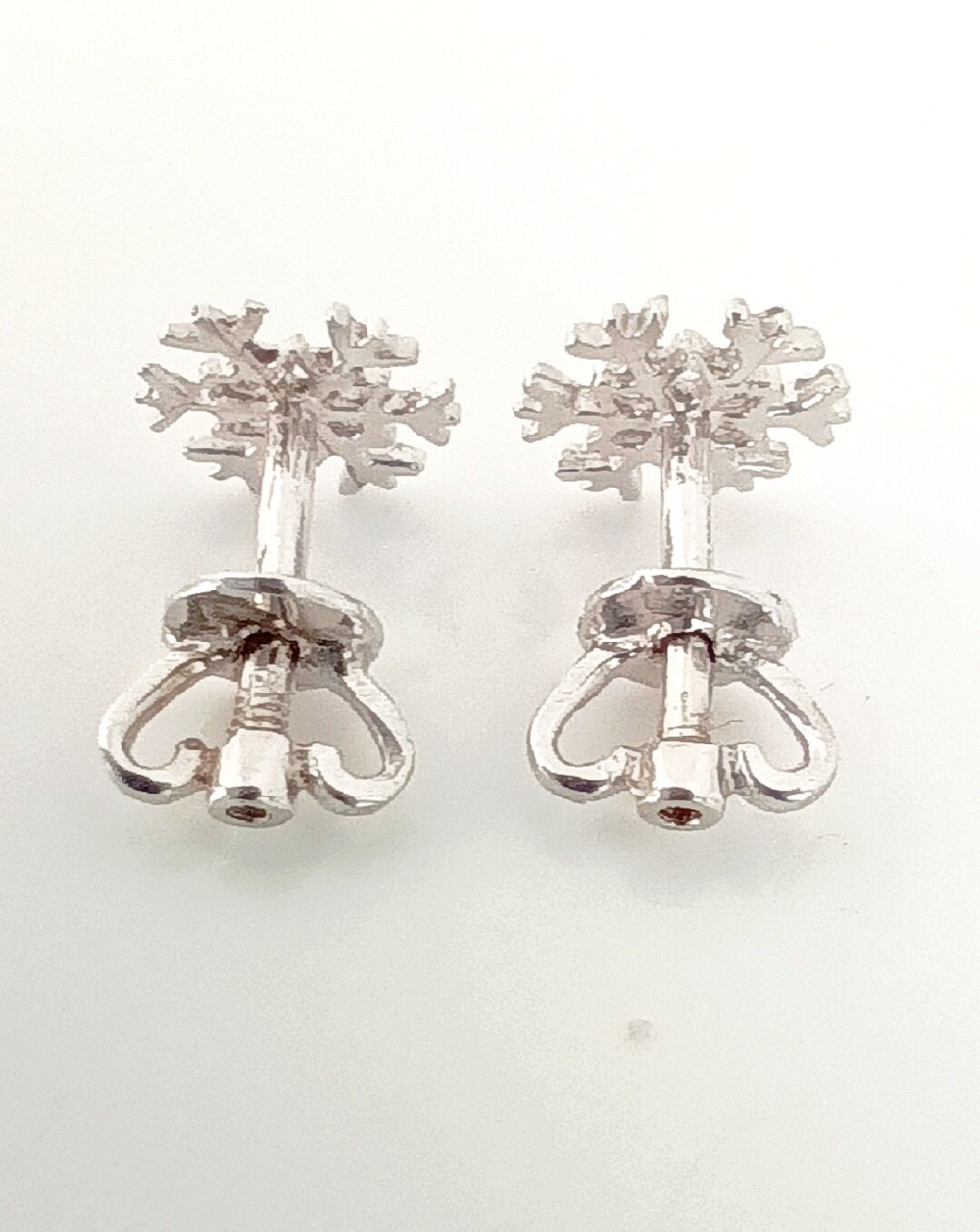 Серьги-пусеты Эстерелла, серебро 925 пробы, родированные/Ф