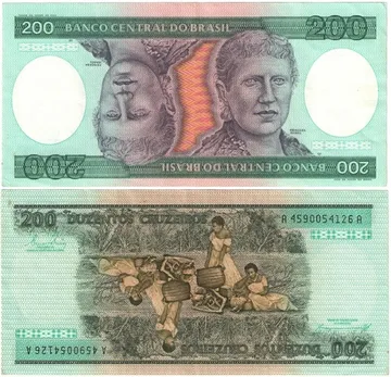 200 крузейро 1984 Бразилия
