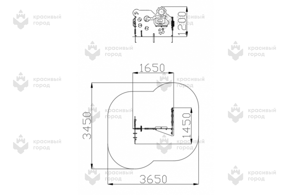 Стойка Юный Инженер, желтый