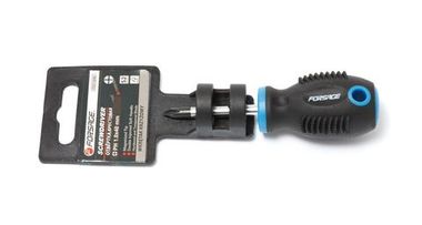 Отвертка крестовая магнитная ''Profi''S2 PH1.0x40мм, на пластиковом держателе Forsage F-7031040