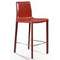 Полубарный стул Barrie 65 см красная кожа