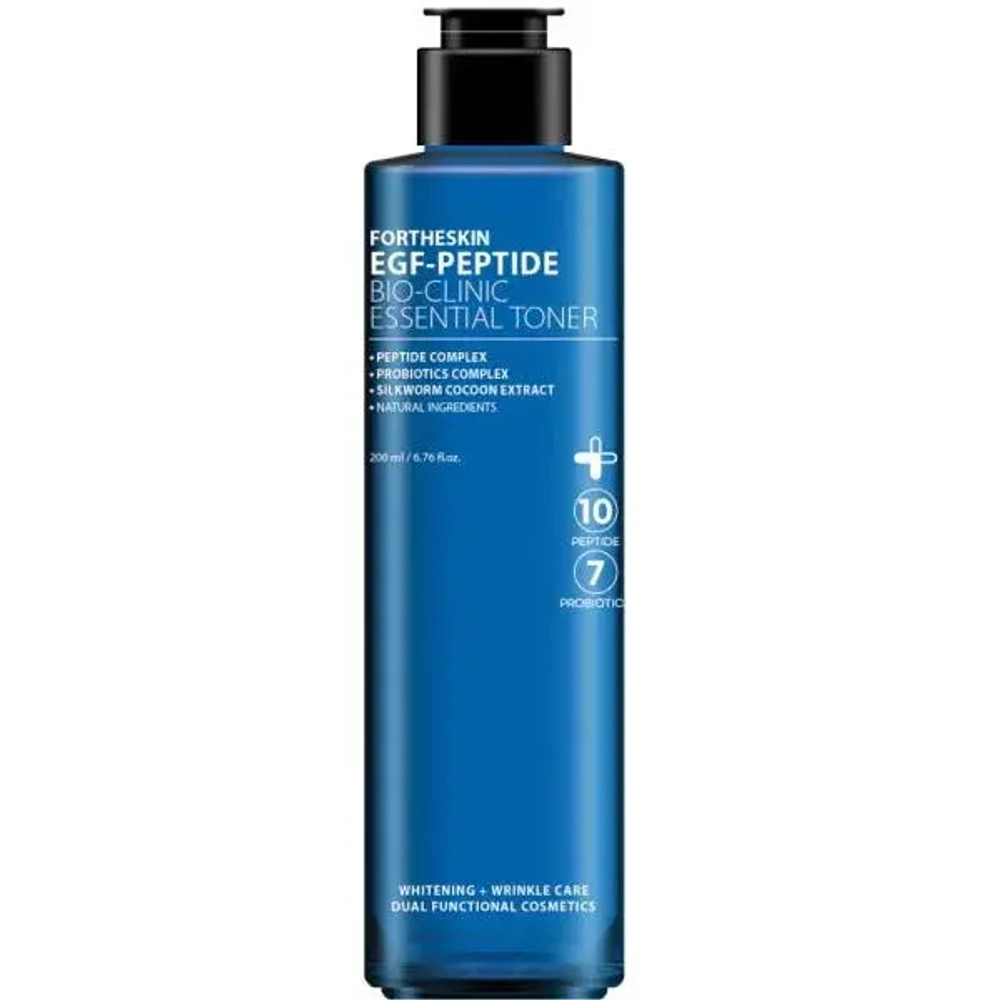 FORTHESKIN Тонер для лица HYALURON EGF-PEPTIDE BIO CLINIC ESSENCIAL TONER Срок ОКТЯБРЬ 2025