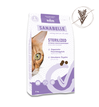 Bosch Sanabelle Sterilized Сухой корм для стерилизованных кошек с птицей 2 кг