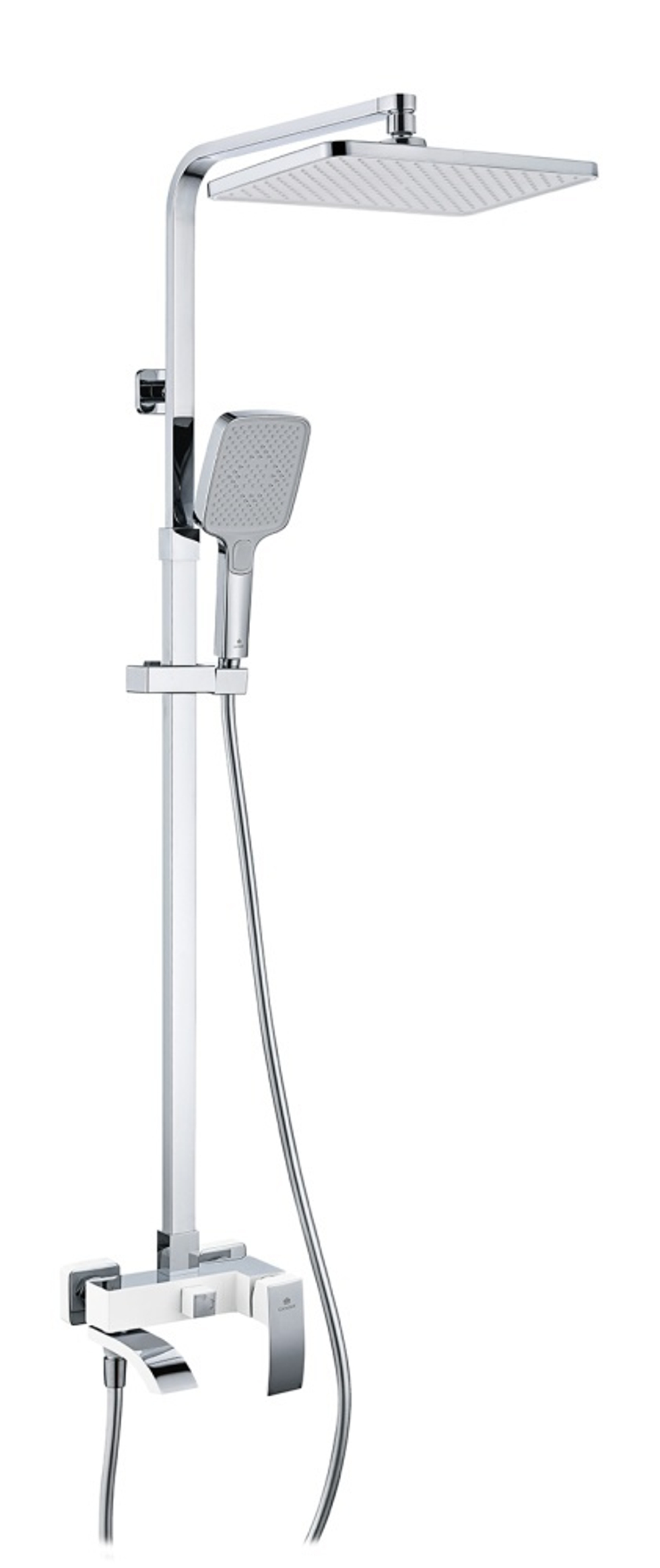 44161-F Душевая система (БЕЛЫЙ) GANZER (5/1шт)