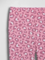 Розовый костюм для девочки с леггинсами