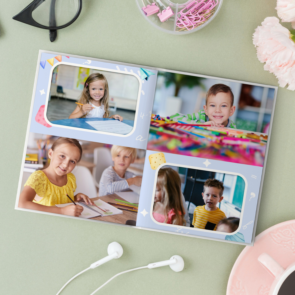 PSD-Шаблон фотокниги "Детство"