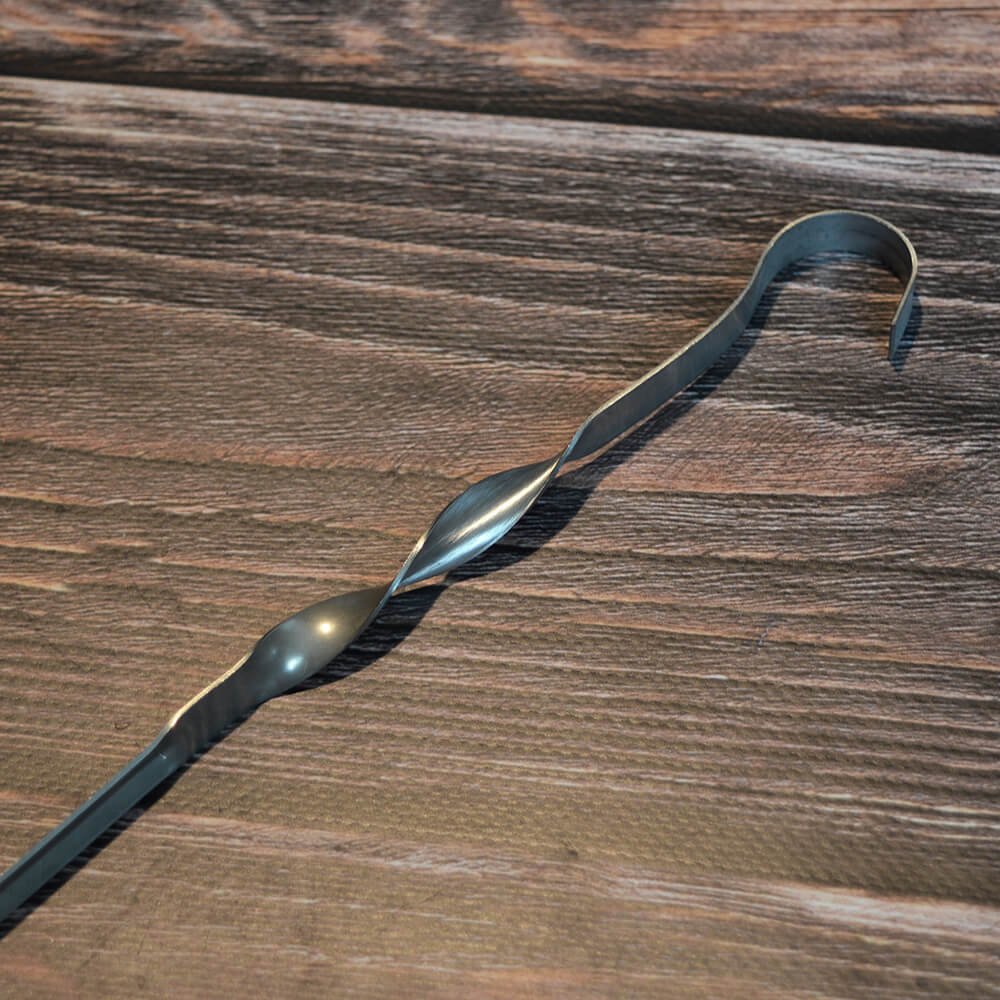 Шампур угловой 620*10*1,0мм нерж