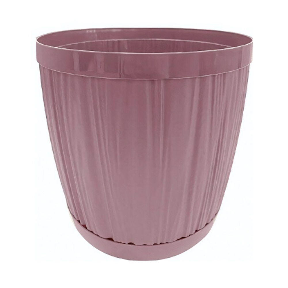 Горшок для цветов InGreen BARCELONA 9,6л, D270мм Морозная слива