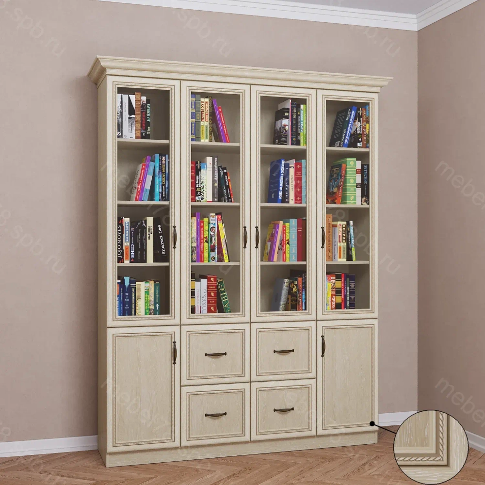 Шкаф книжный 4/10