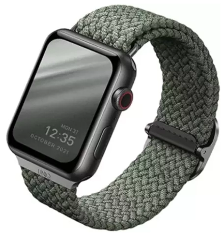 Ремешок Uniq 41/40/38мм ASPEN Design Strap Braided для Apple Watch Green (Зелёный)