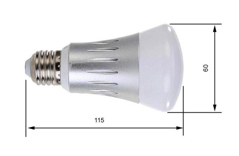 Лампа RGBW с пультом 10W R60 E27