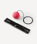 Мяч боевой IN24-FB102 на резинке, красный