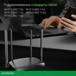 Роутер беспроводной Digma DWR-AC1202 черный