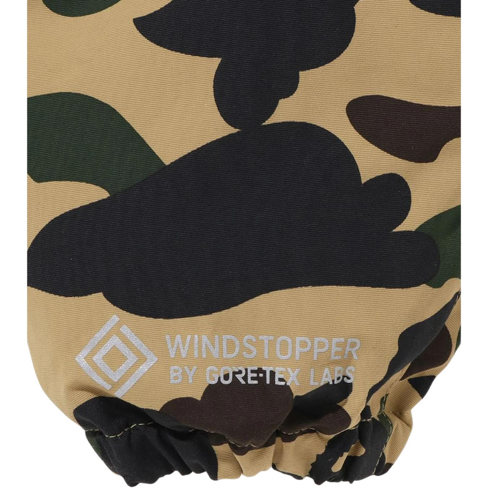 A Bathing Ape Windstopper Products Gore Tex Labs 1st Camo Худи Куртка желтый