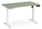 Компьютерный стол Woodville Маркос 120х75 зеленый, белый, ножки белые