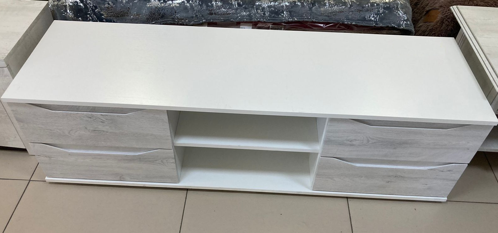 Тумба ТВ -1 Сорренто Белый/Рамбла