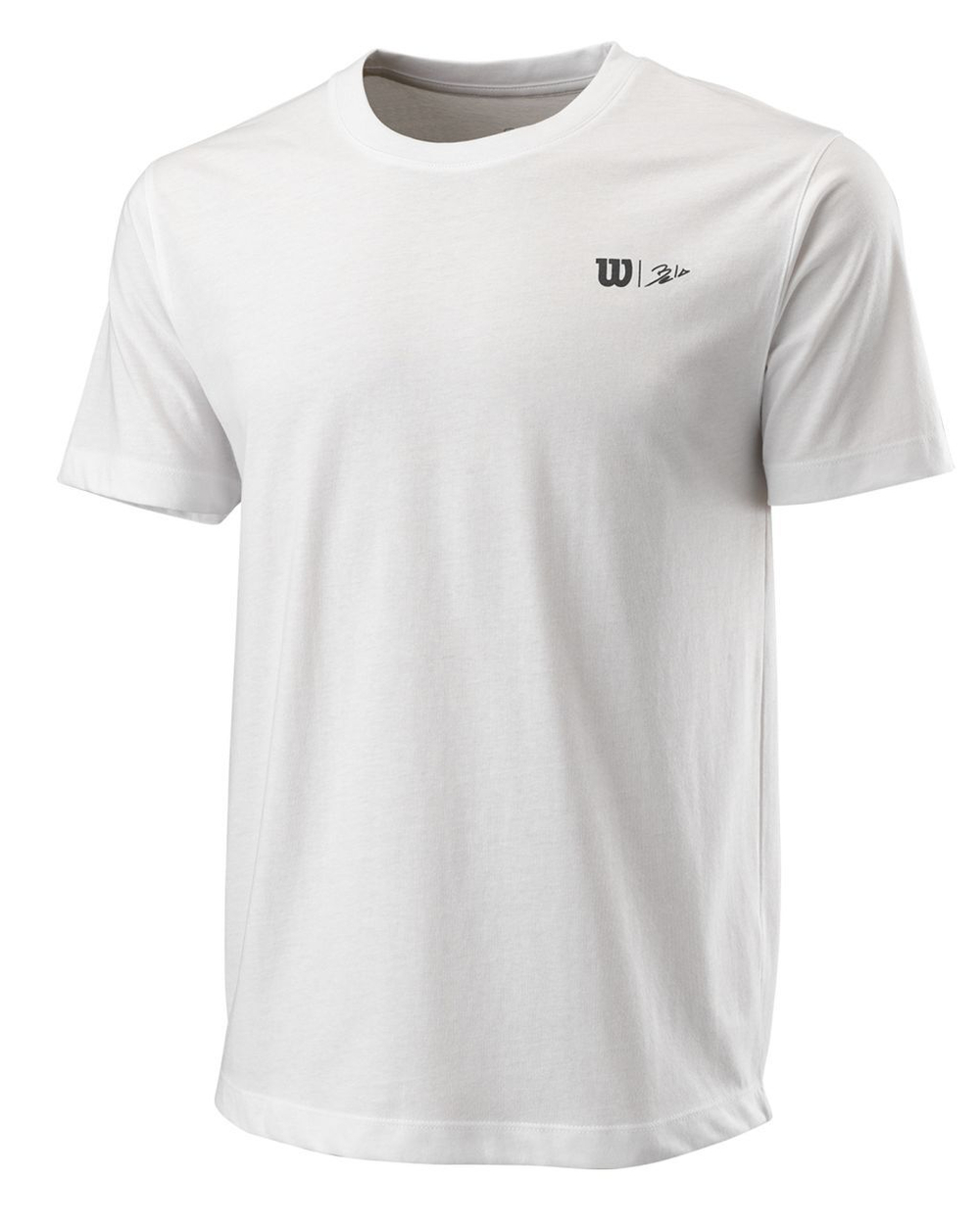 Мужская теннисная футболка Wilson Bela Signature Tech Tee M - white