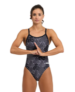 005902 550 Купальник спорт. Kikko Pro Challenge Black-Black Multi ARENA