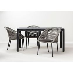 Стол обеденный Leif, 160х90 см, темно-серый