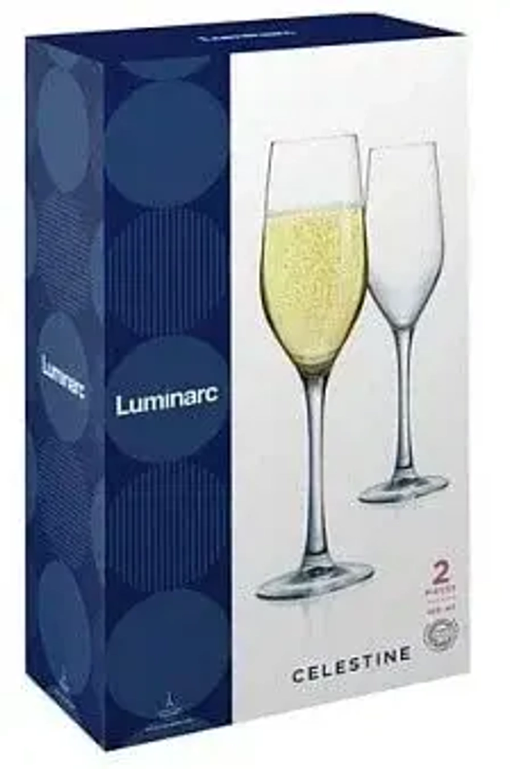 Набор бокалов для шампанского 2 шт 160 мл Luminarc Seleste O0215