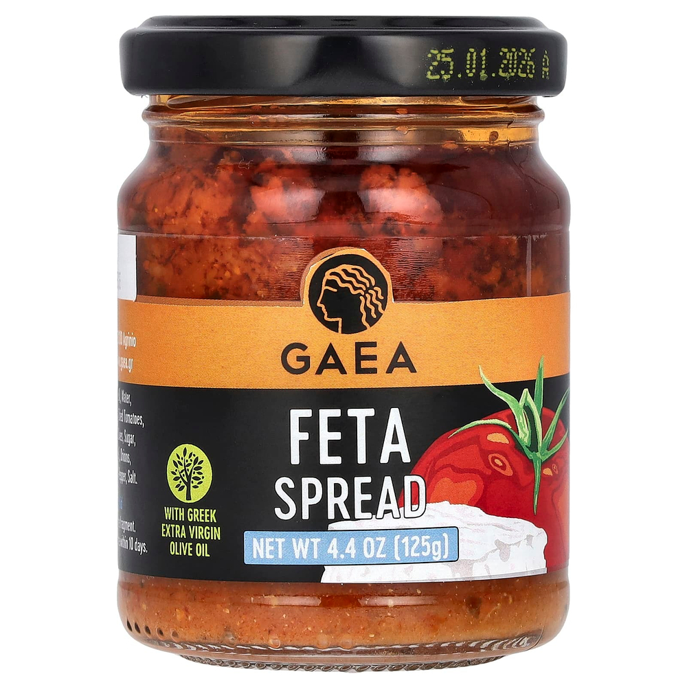 Gaea, Спред фета, 125 г (4,4 унции)