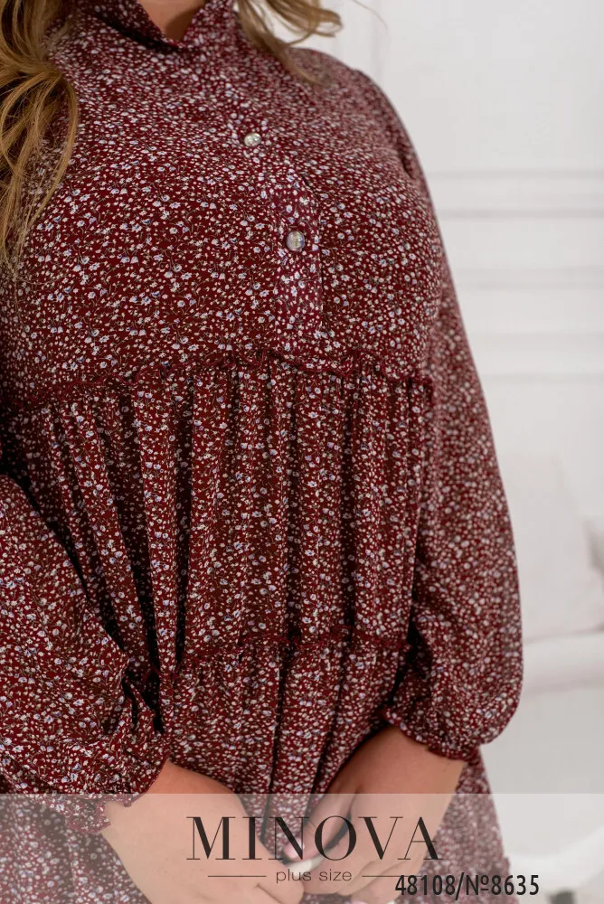 Платье 8635-бордо Minova