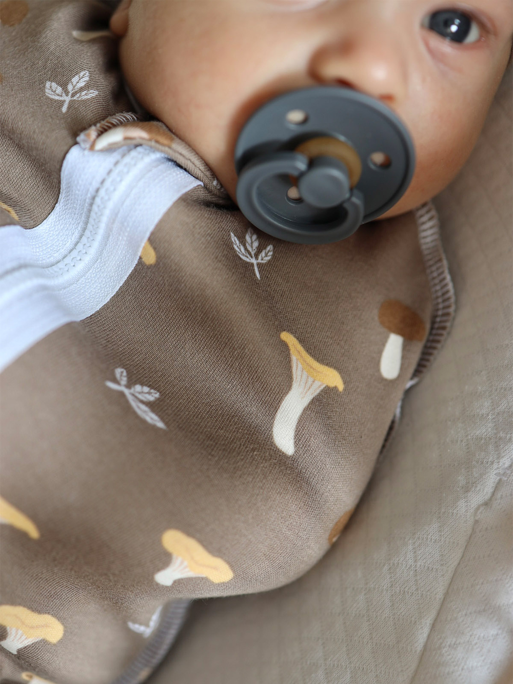 Пелёнка-кокон Mjölk Грибочки, уценка