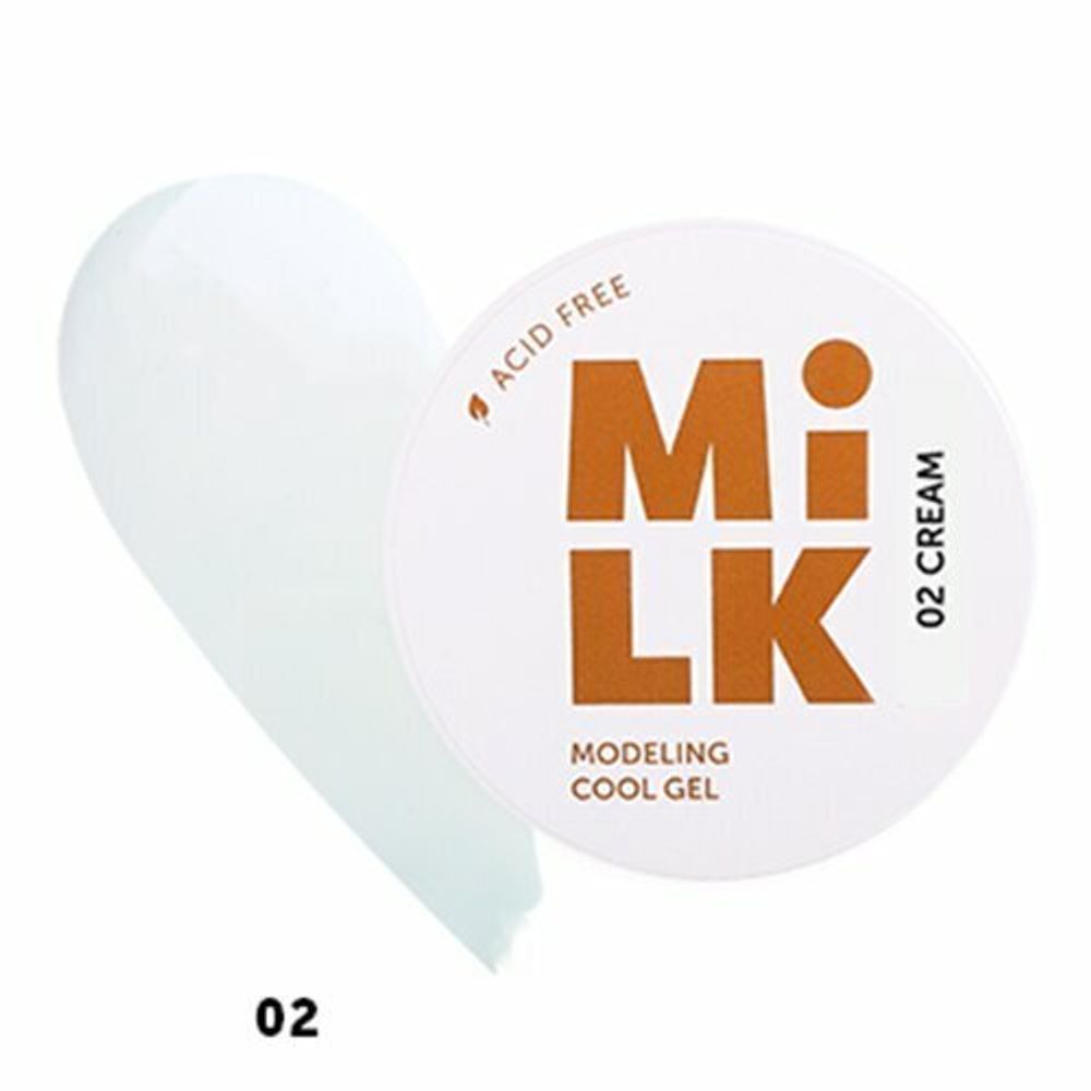 Бескислотный холодный гель Milk 02 Cream 15г