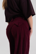 Брюки свободные вельвет