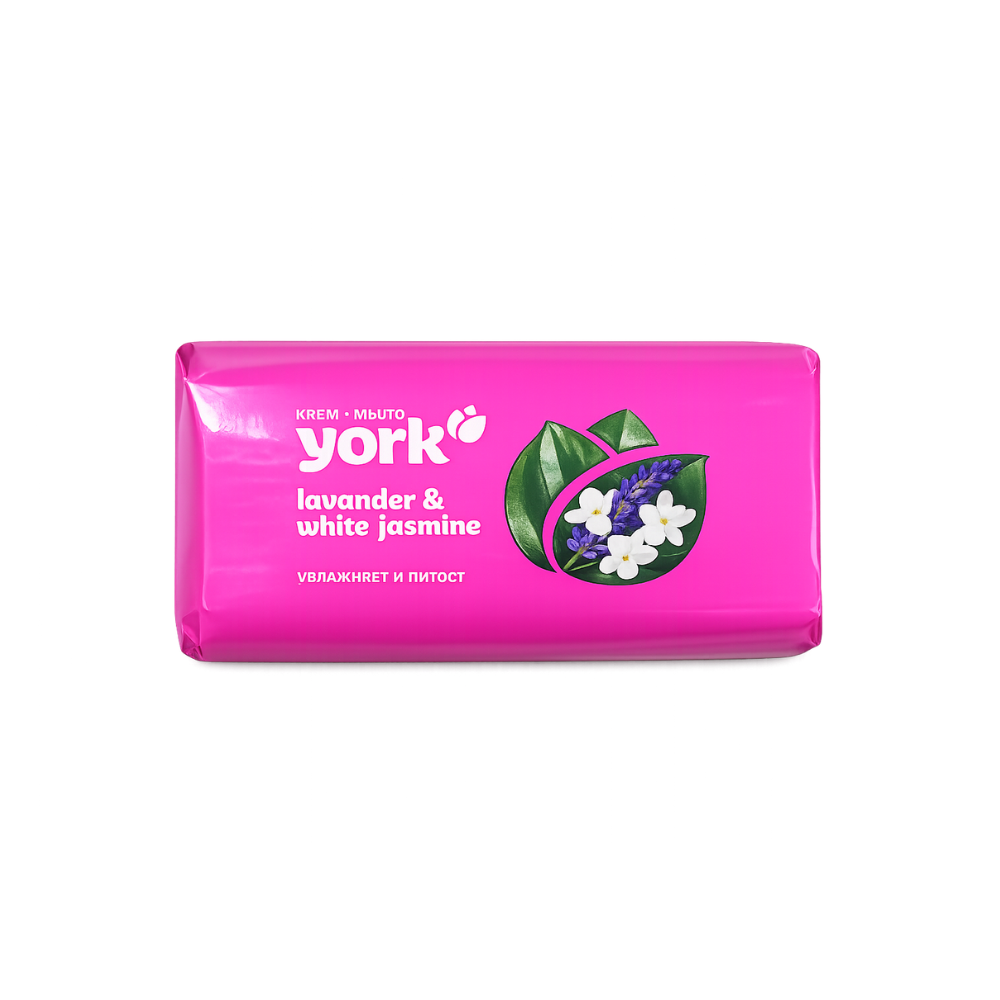Крем-мыло YORK Lavander&Jasmine 100 гр