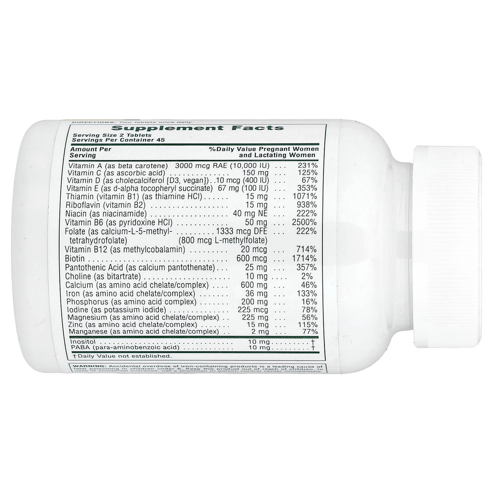 NaturesPlus, Ultra Prenatal®, мультивитамины, 90 таблеток