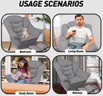 Кресло с пуфом