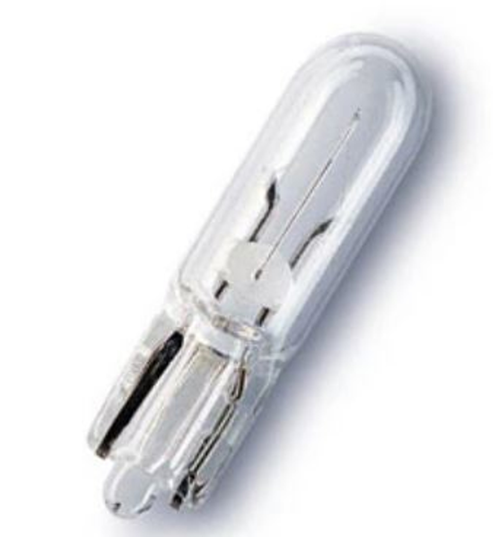 Автолампа  W 12-W 1,2W (W 1,2W) стек в щиток приборов (блошка) Osram (2721) ORIGINAL
