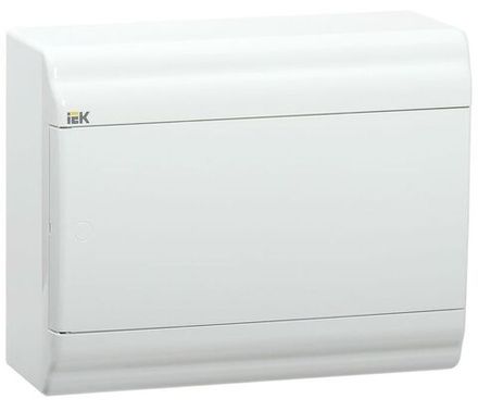 Бокс ЩРН-П-9 мод. навесной пластик IP41 PRIME бел. дверь IEK MKP82-N-09-WD-41-20