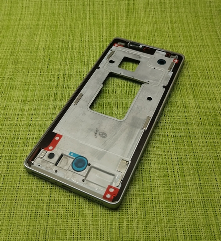 Tecno Camon 30 Pro (CL8) - рамка дисплея (корпус) + шлейф кнопок + кнопки + фиксатор (ORIG-SP)