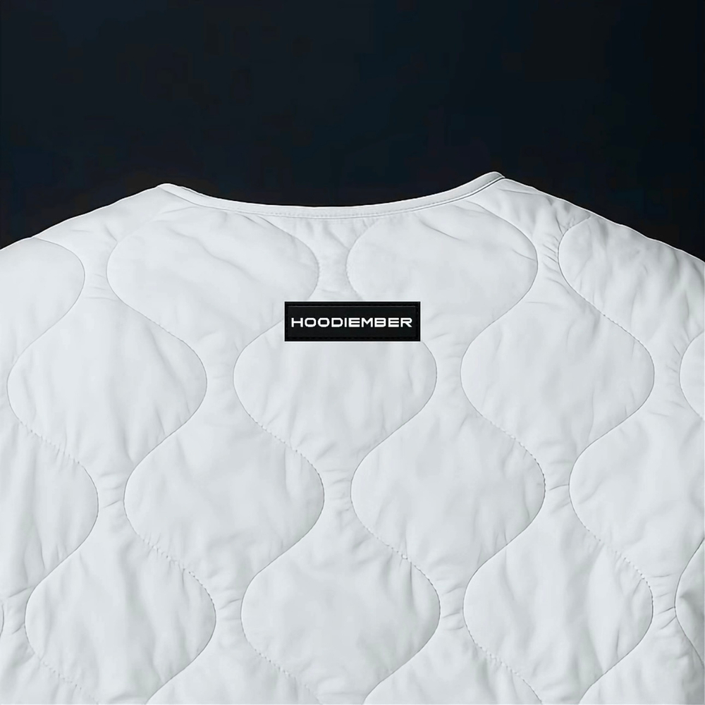 Hoodiember white pocket