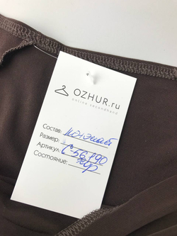 Блуза шоколадного цвета 42 размер